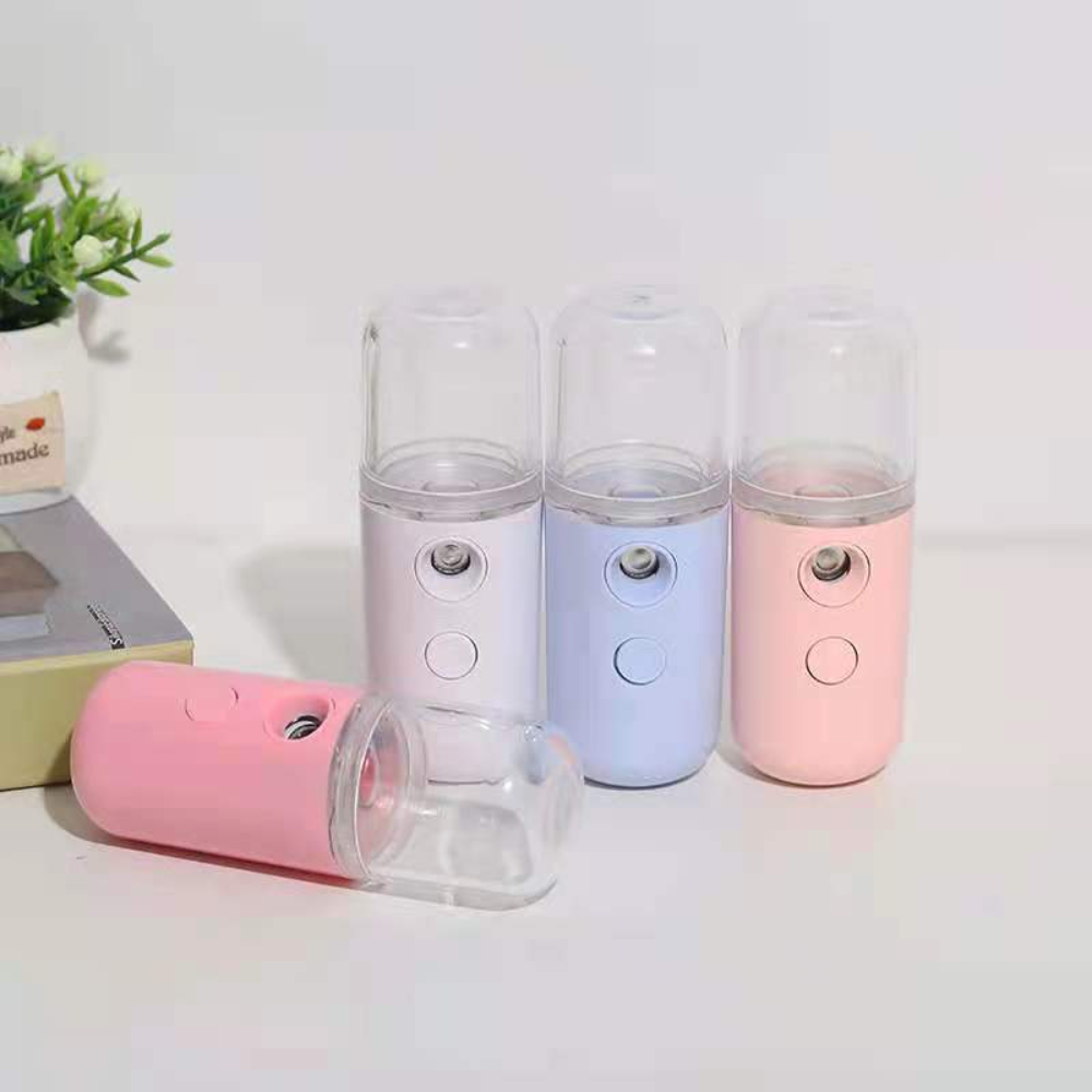 Face Steamer - Przenośny Mały Parownik do Twarzy, Akumulatorowy,