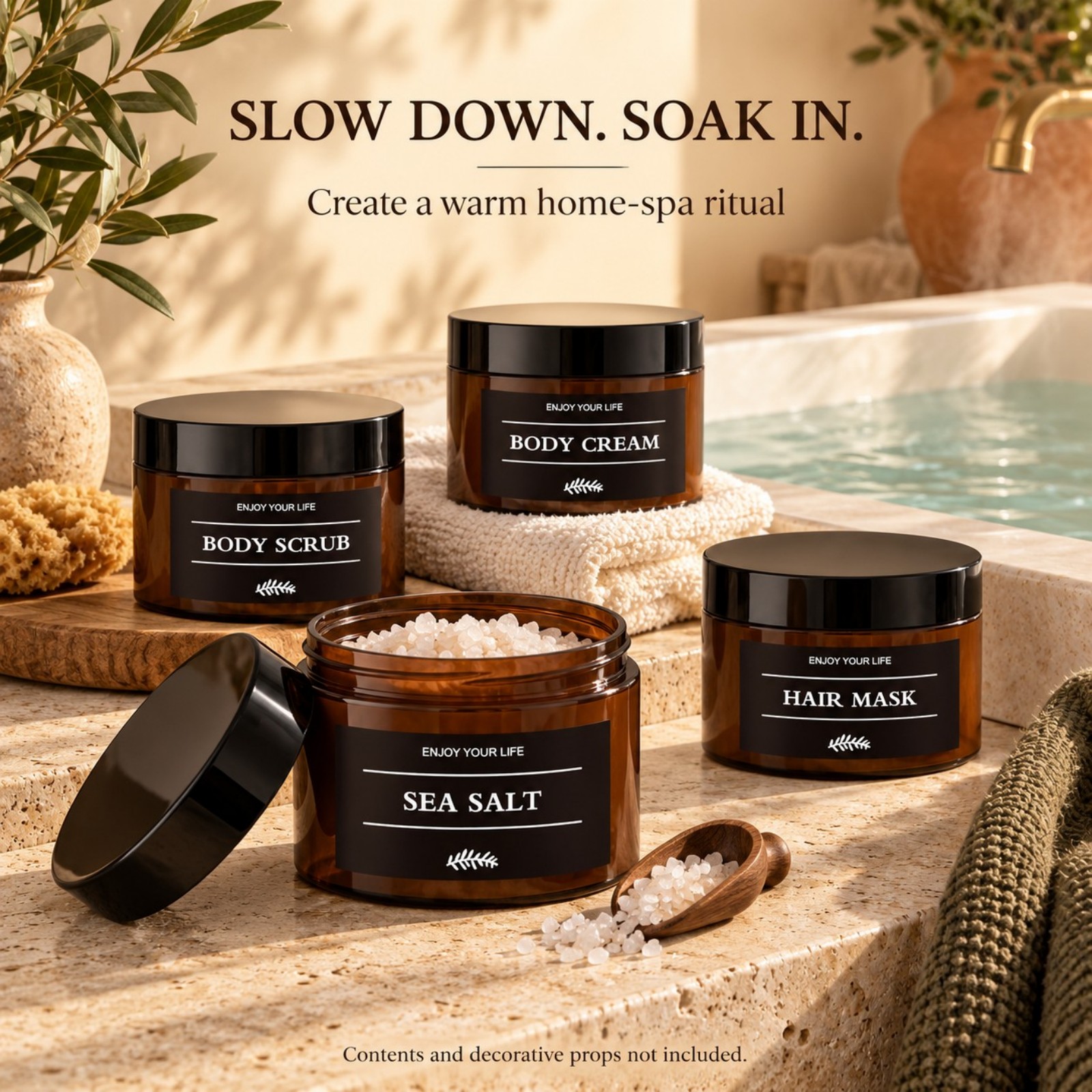 3 sztuki pojemników do przecho – Bath Salts recenzja i cena