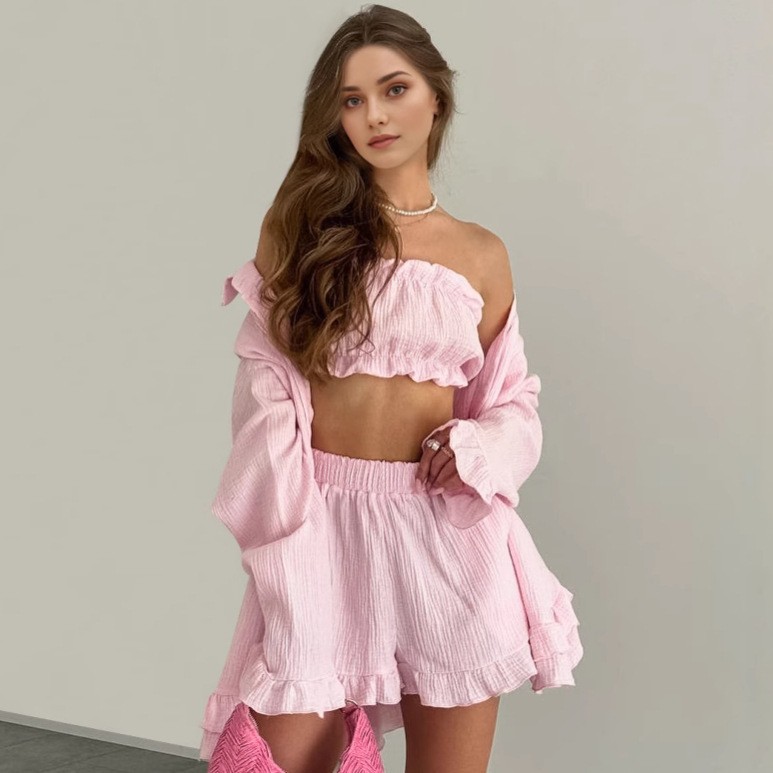Luźny trzyczęściowy zestaw z d – Bathrobe recenzja i cena