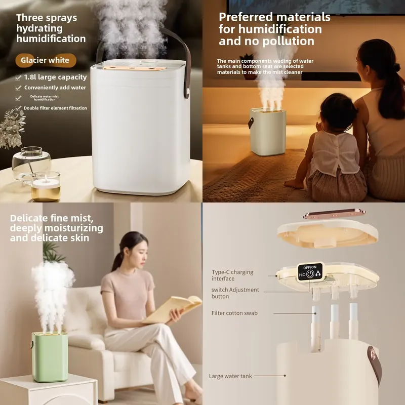 Nawilżacz powietrza USB z trze – Aromatherapy Diffuser recenzja i cena