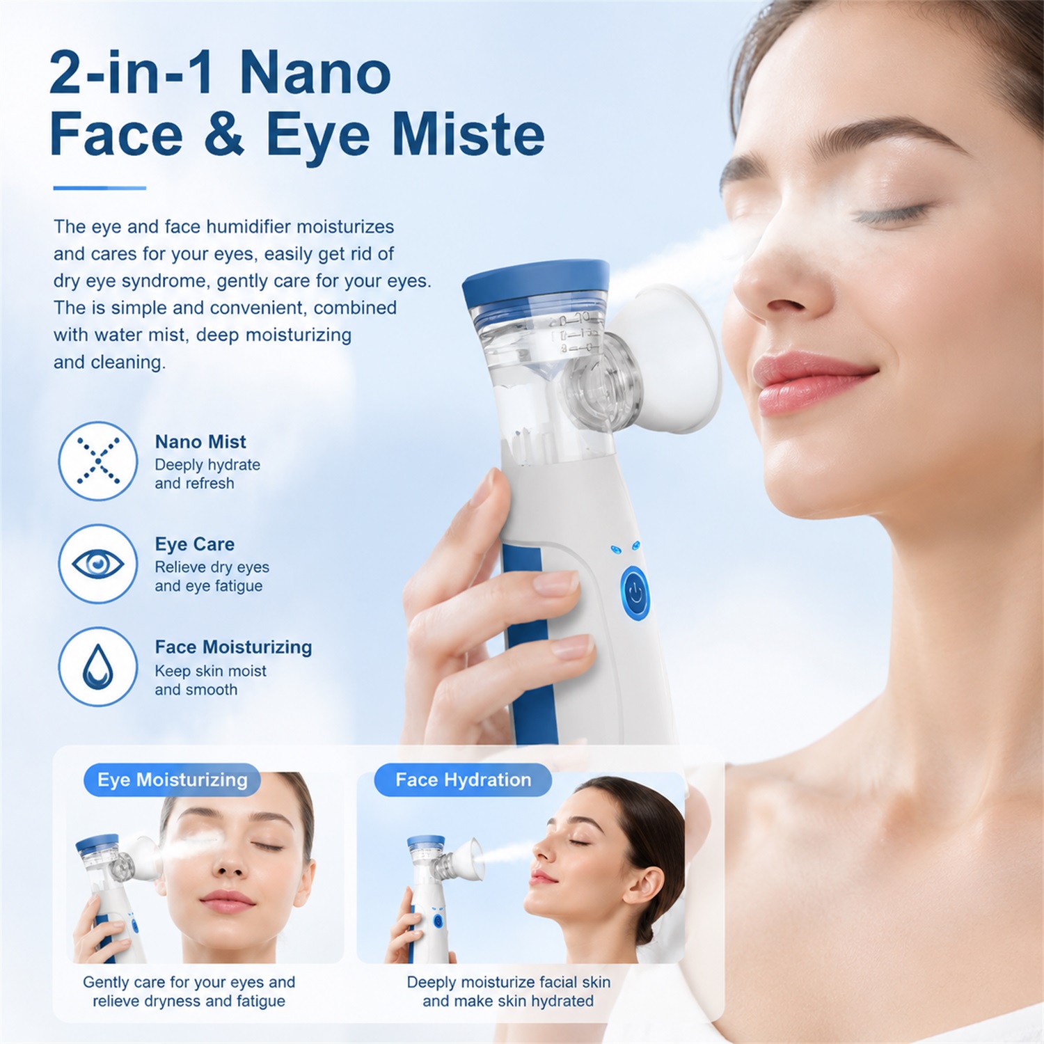 Przenośny nawilżacz do twarzy  – Face Steamer recenzja i cena