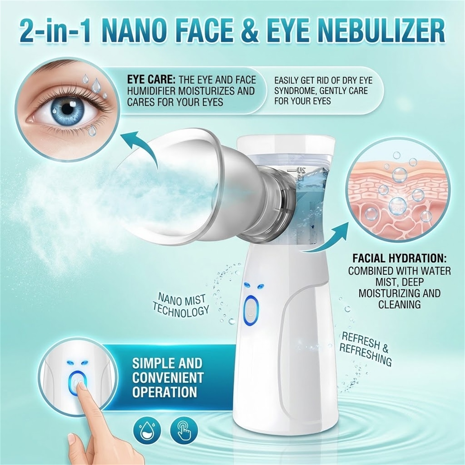 Przenośny nawilżacz do twarzy  – Face Steamer recenzja i cena